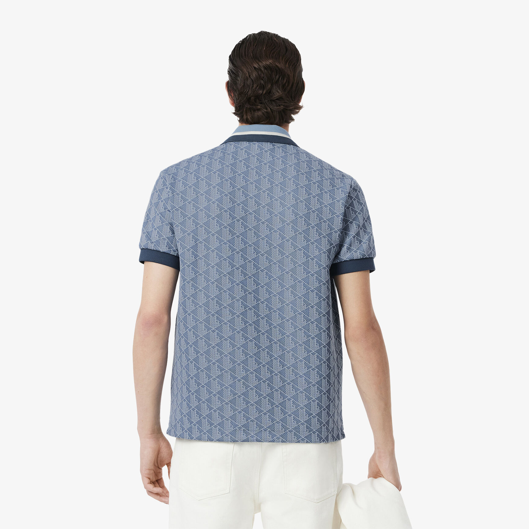 Classic Fit Monogram Jacquard Polo Shirt