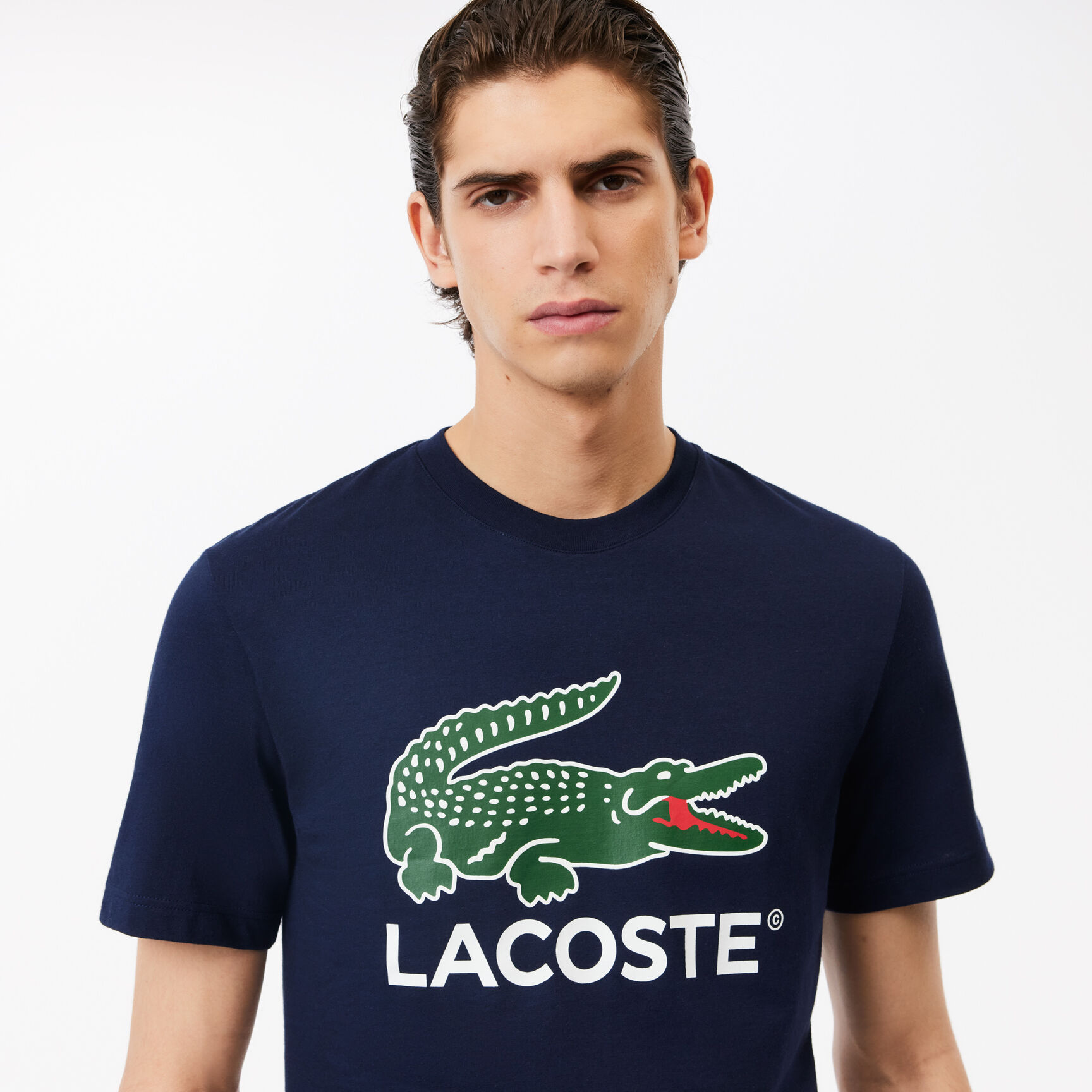 Cotton Jersey Signature Print T-shirt