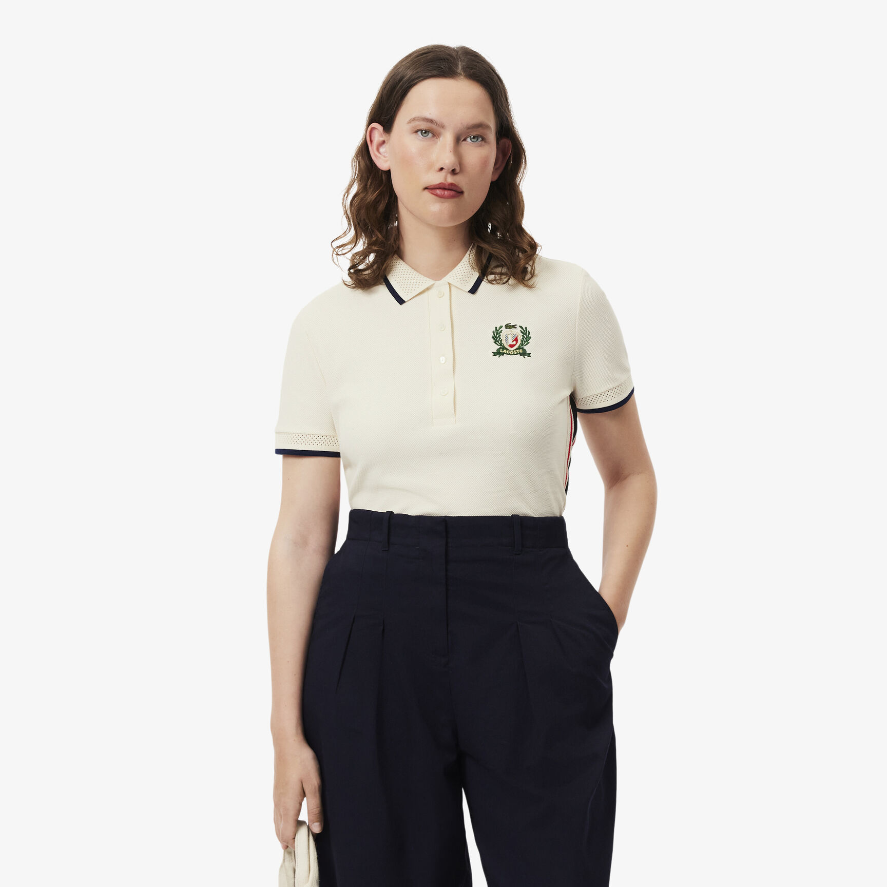 قميص بولو بقصة ضيقة صناعة فرنسية