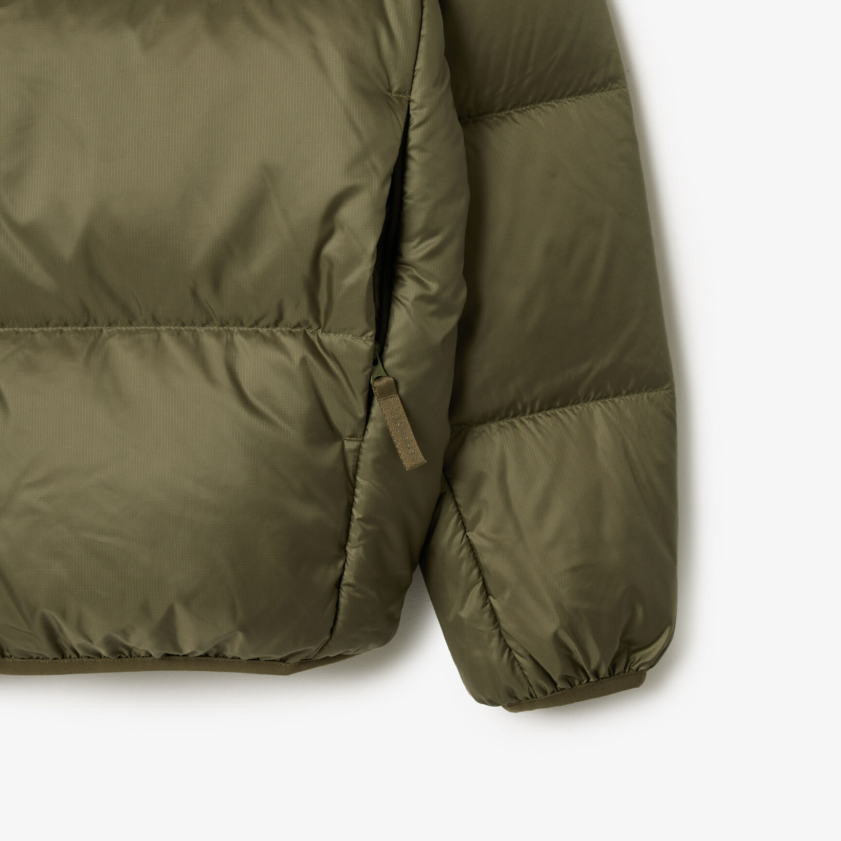 Water-Repellent Hooded Down Jacket