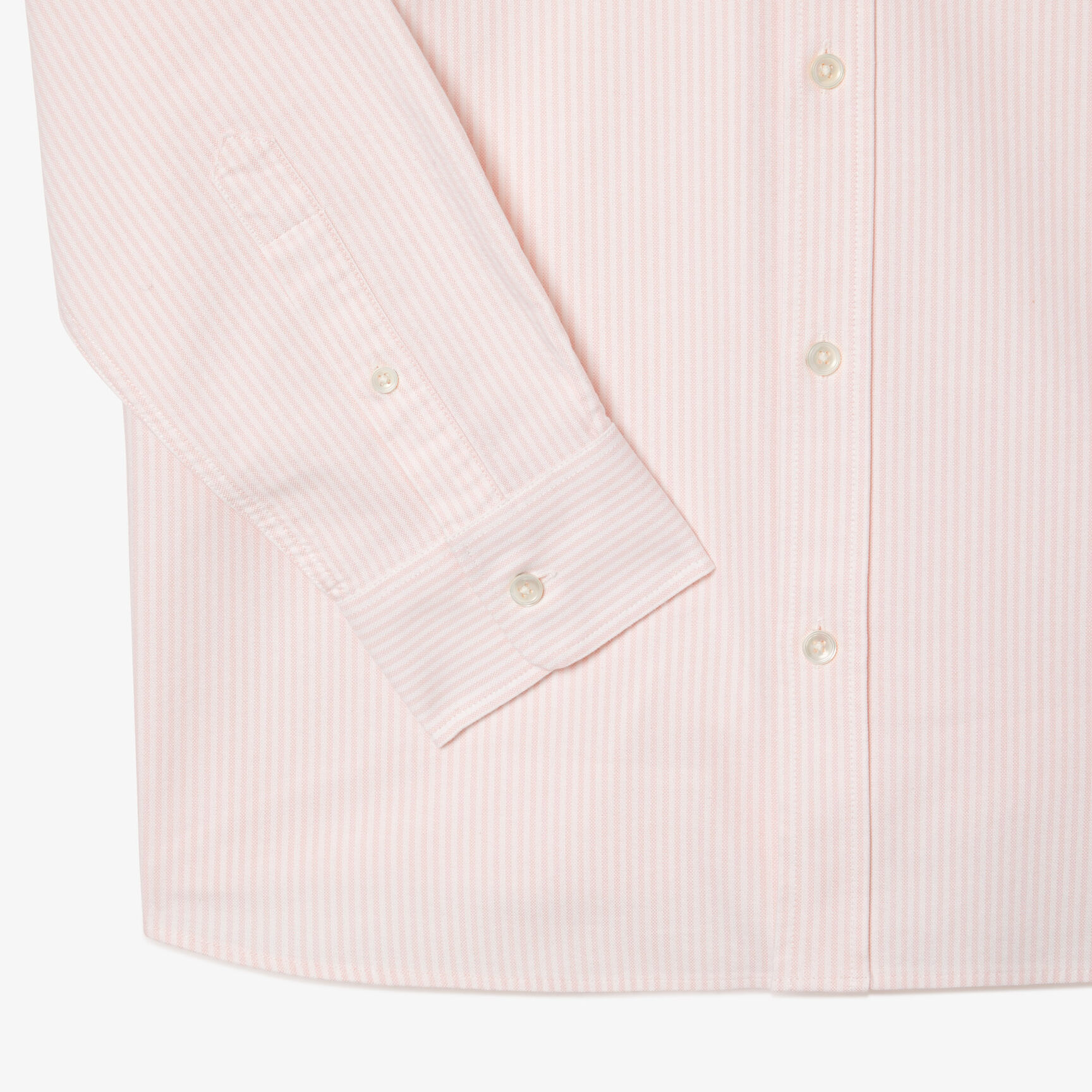 قميص أكسفورد مخطط بقصّة عادية