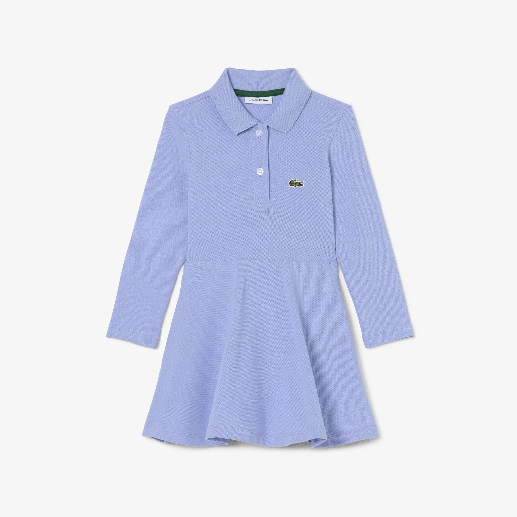 Long Sleeved Stretch Pique Polo Dress Long Sleeved Stretch Pique Polo Dress