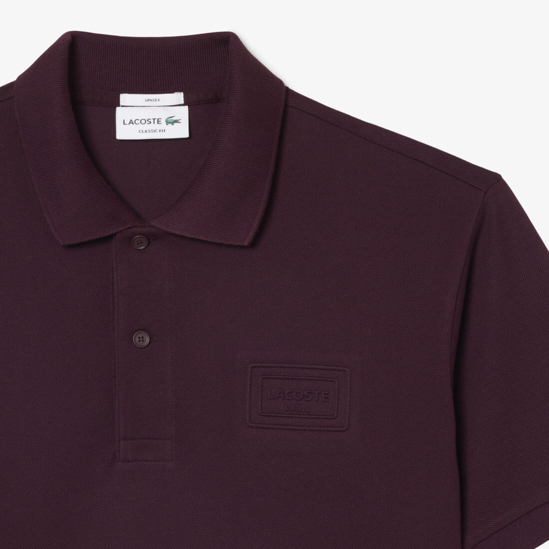 Classic Fit Embossed Branding Polo Shirt lacoste classic fit embossed branding polo shirt