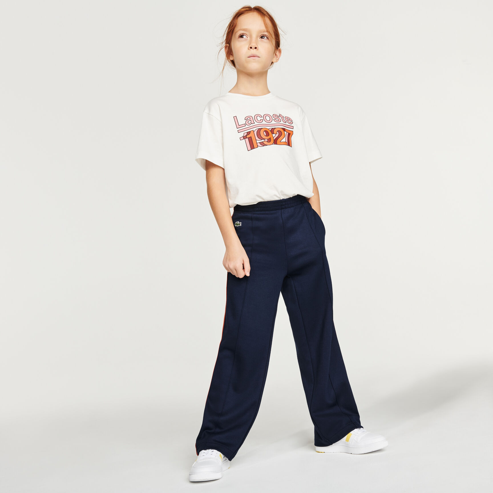 Girls&rsquo; Contrast Bands Stretch Tracksuit Pants