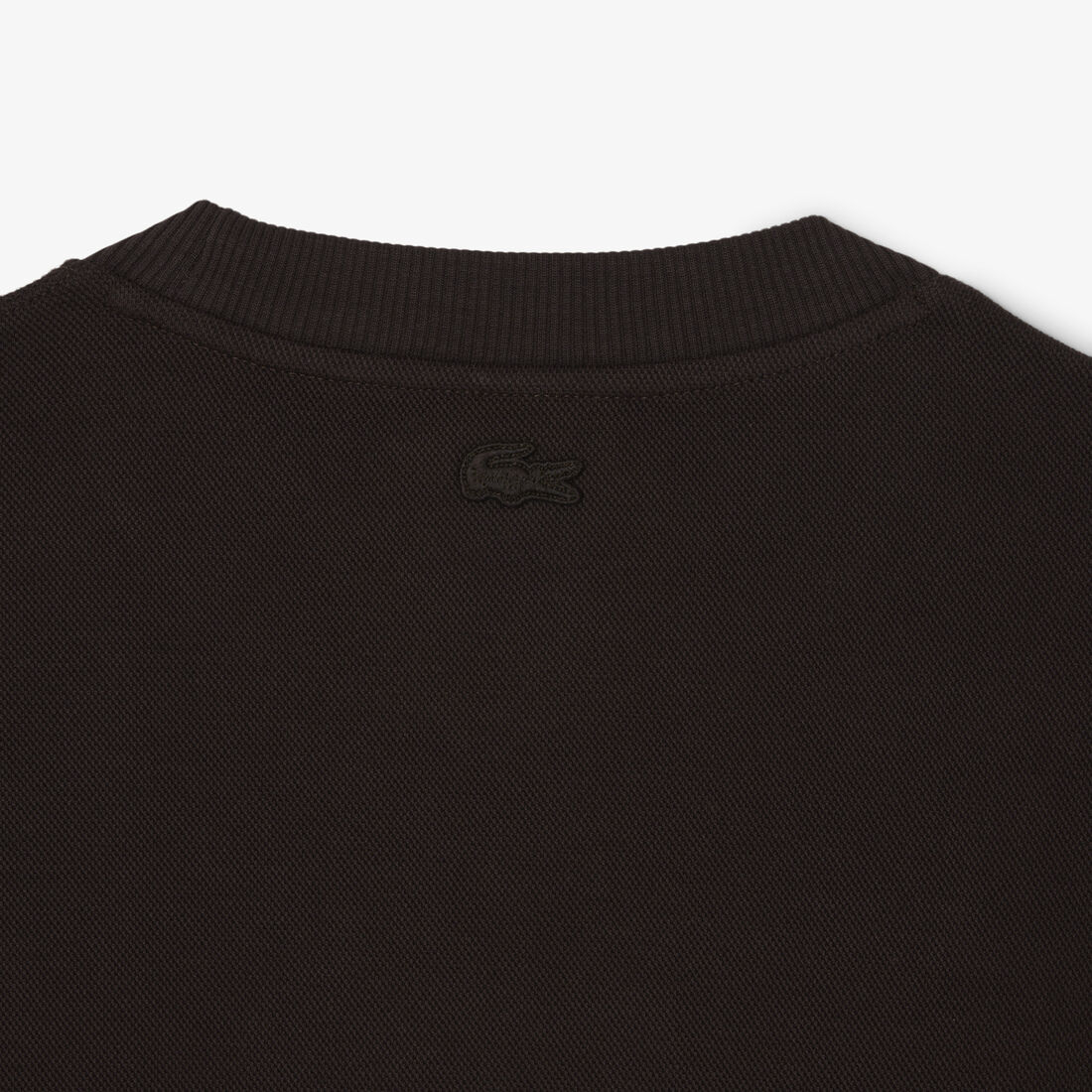 سويت شيرت بشعارالماركة بيكيه مزدوج الوجه سويت شيرت بشعارالماركة بيكيه مزدوج الوجه