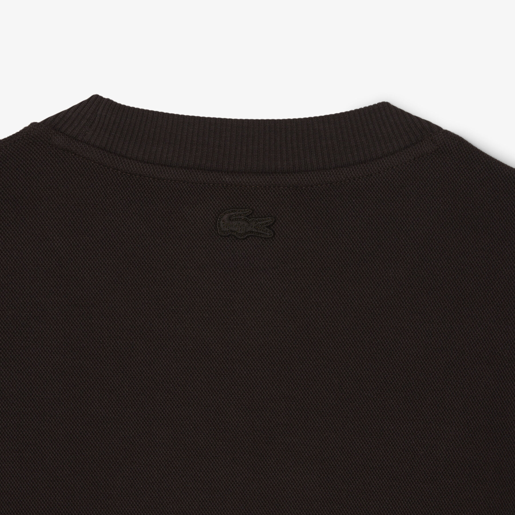 Double Face Pique Badge Sweatshirt Double Face Pique Badge Sweatshirt