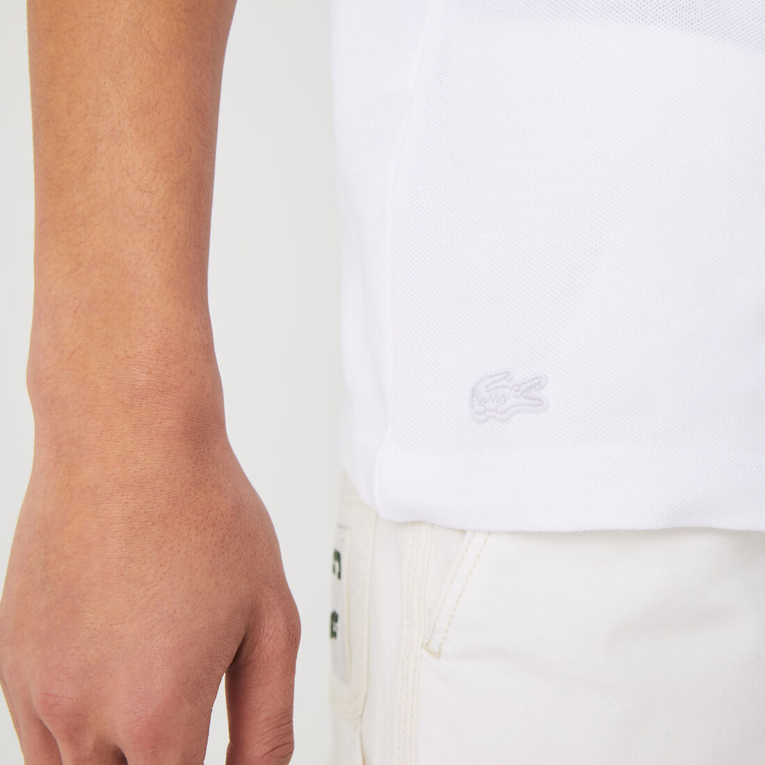 تيشيرت بولو لاكوست قطن عضوي بقصة عادية للرجال مجموعة Made in France تيشيرت بولو لاكوست قطن عضوي بقصة عادية للرجال مجموعة Made in France