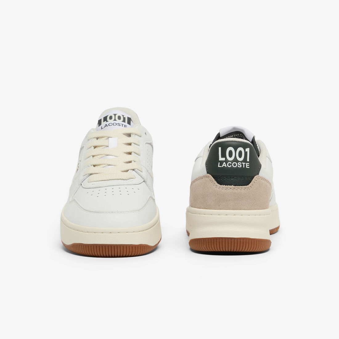 Men's L001 Set Leather Sneakers لاكوست men s l001 set leather sneakers