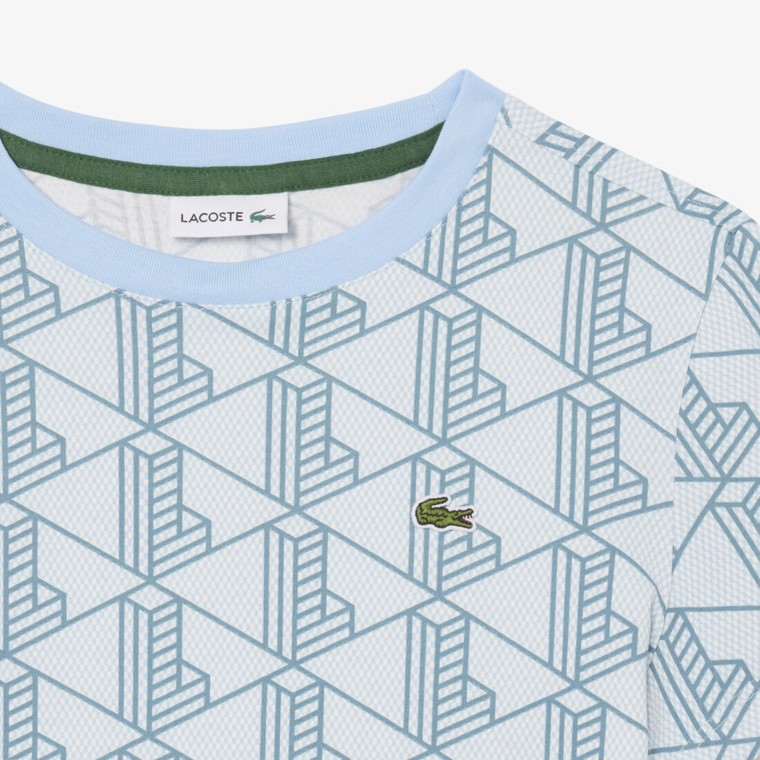 Monogram Print Cotton T-shirt Monogram Print Cotton T-shirt