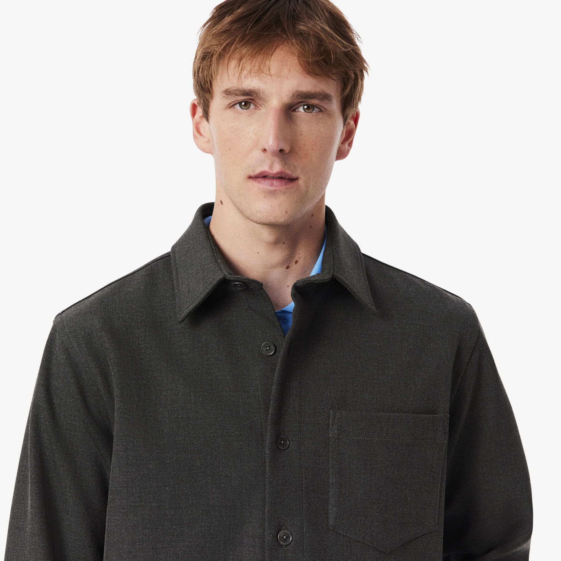 Oversized Double Face Overshirt lacoste oversized double face overshirt