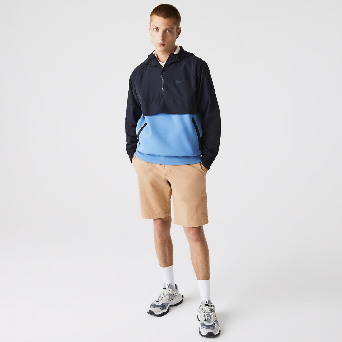 شورت بيرمودا من الجبردين المرن بقصة ضيقة للرجال