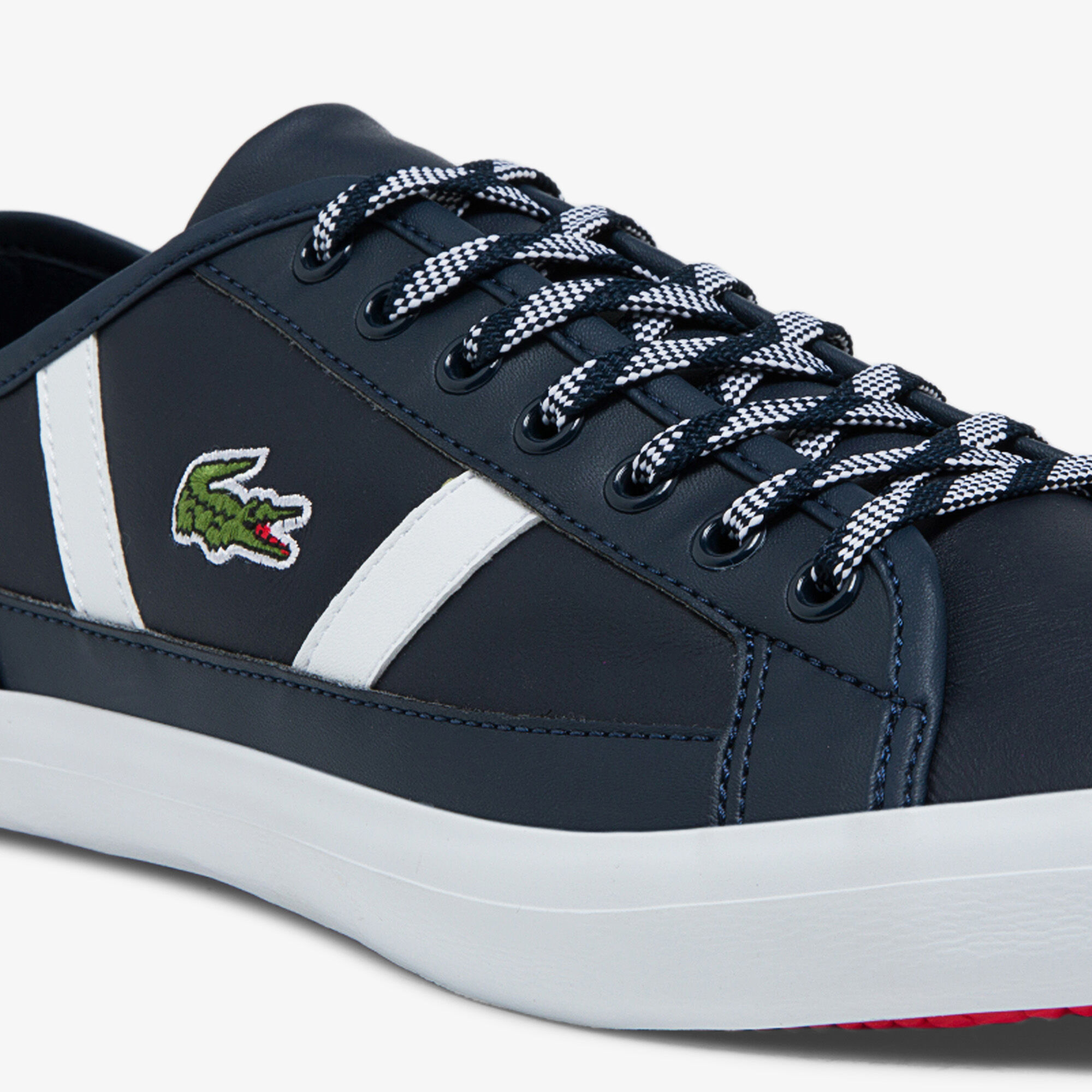 lacoste sideline leather