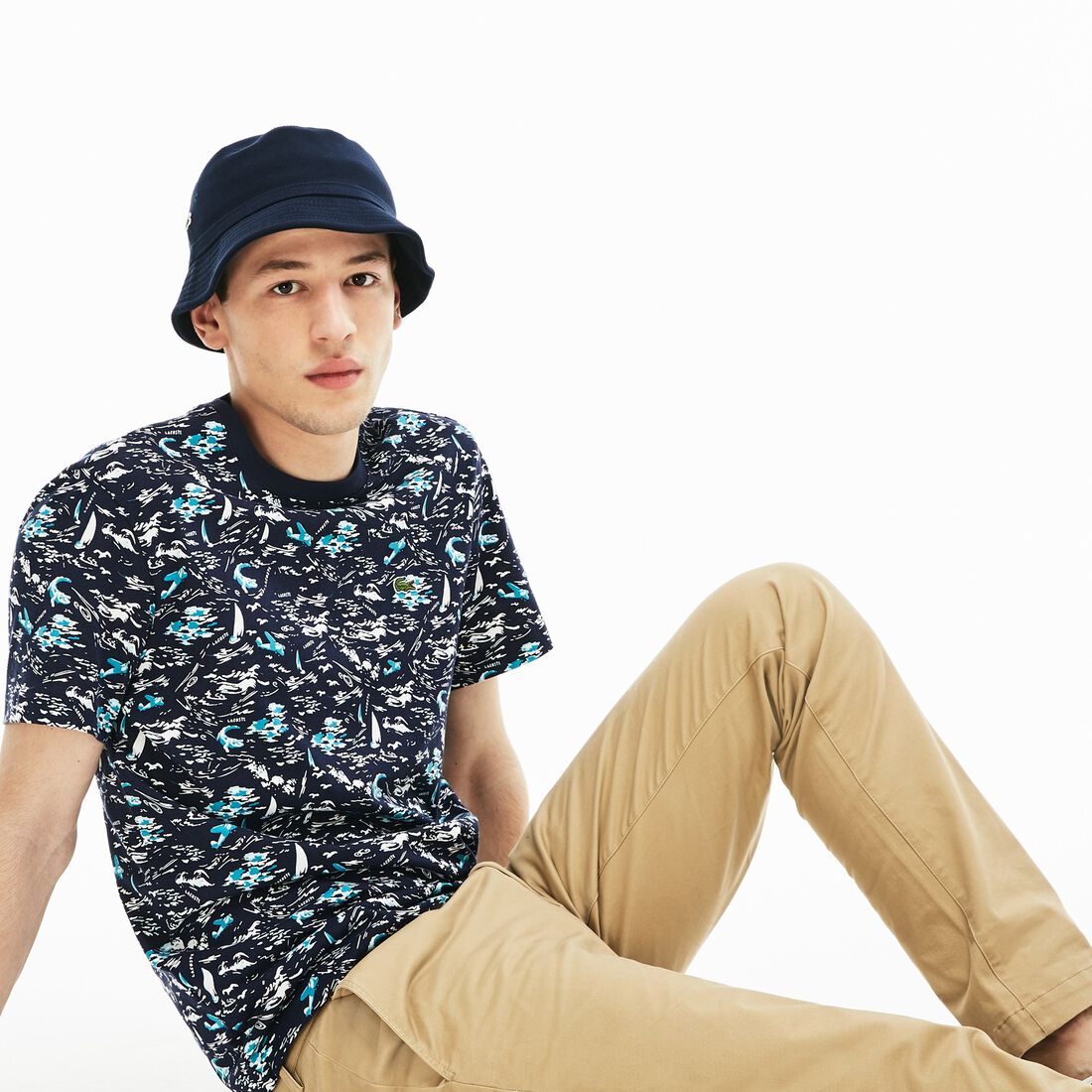 بنطال التشينو من الجبردين المرن بقصة ضيقة للرجال بنطال التشينو من الجبردين المرن بقصة ضيقة للرجال