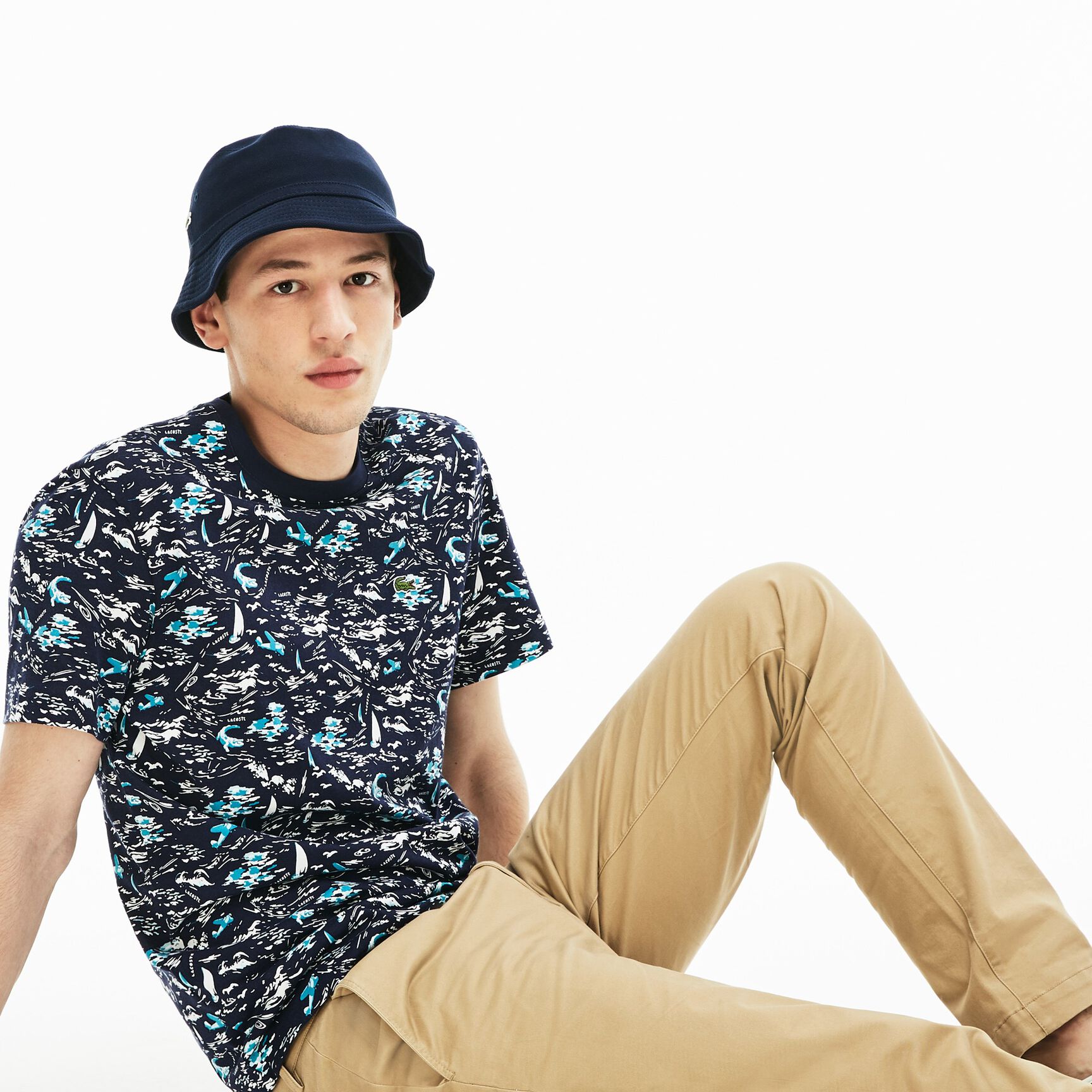 بنطال التشينو من الجبردين المرن بقصة ضيقة للرجال بنطال التشينو من الجبردين المرن بقصة ضيقة للرجال