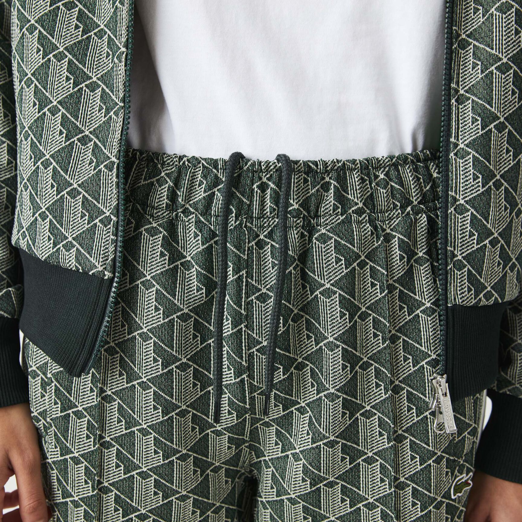 Unisex Lacoste L!VE Monogram Jacquard Tracksuit Trousers