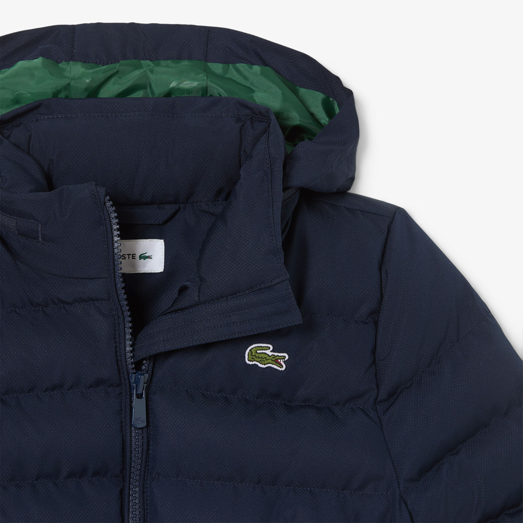 Unisex Hooded Diamond Taffeta Puffed Jacket