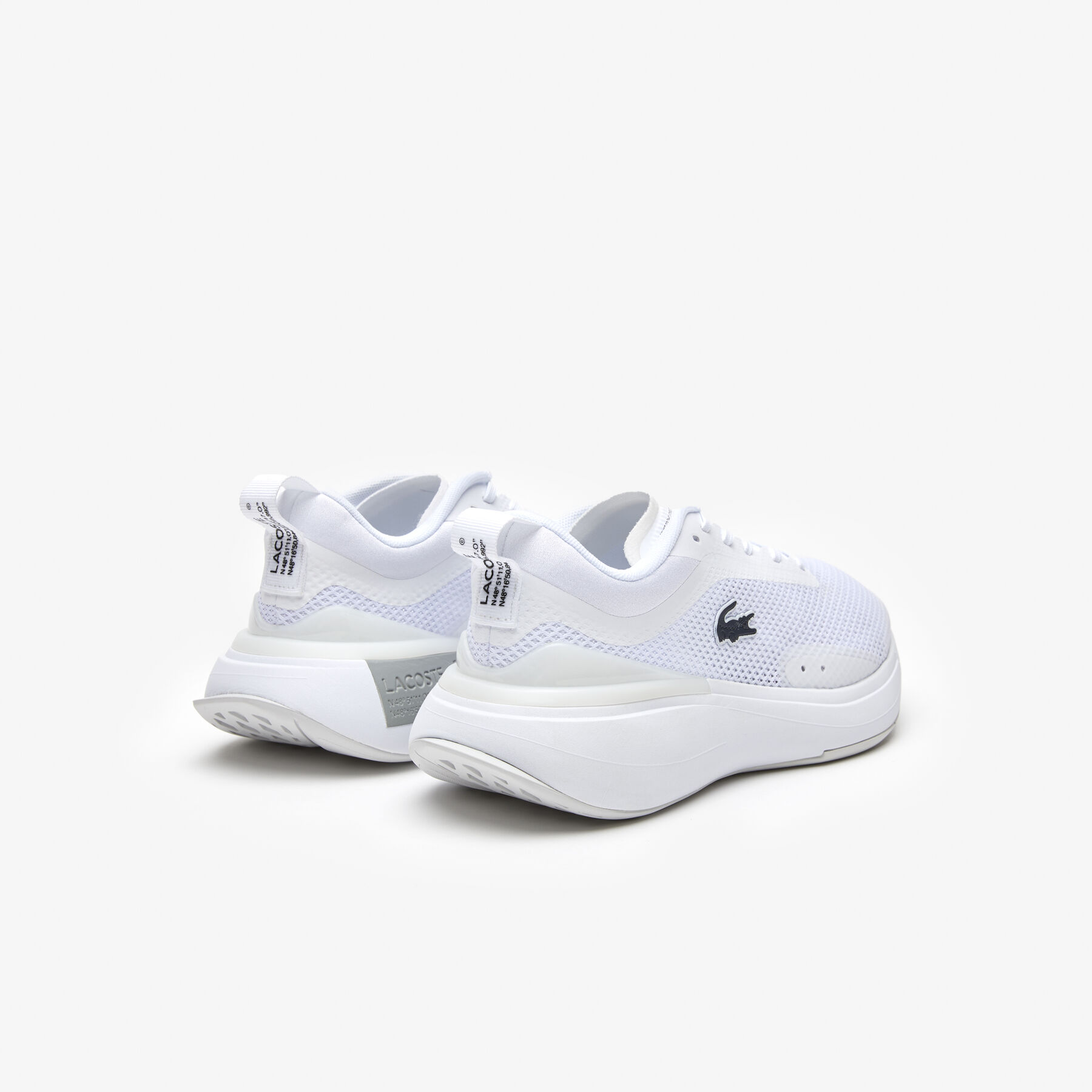 Women's Lacoste Run Spin Evolution Textile Trainers women s lacoste run spin evolution textile trainers