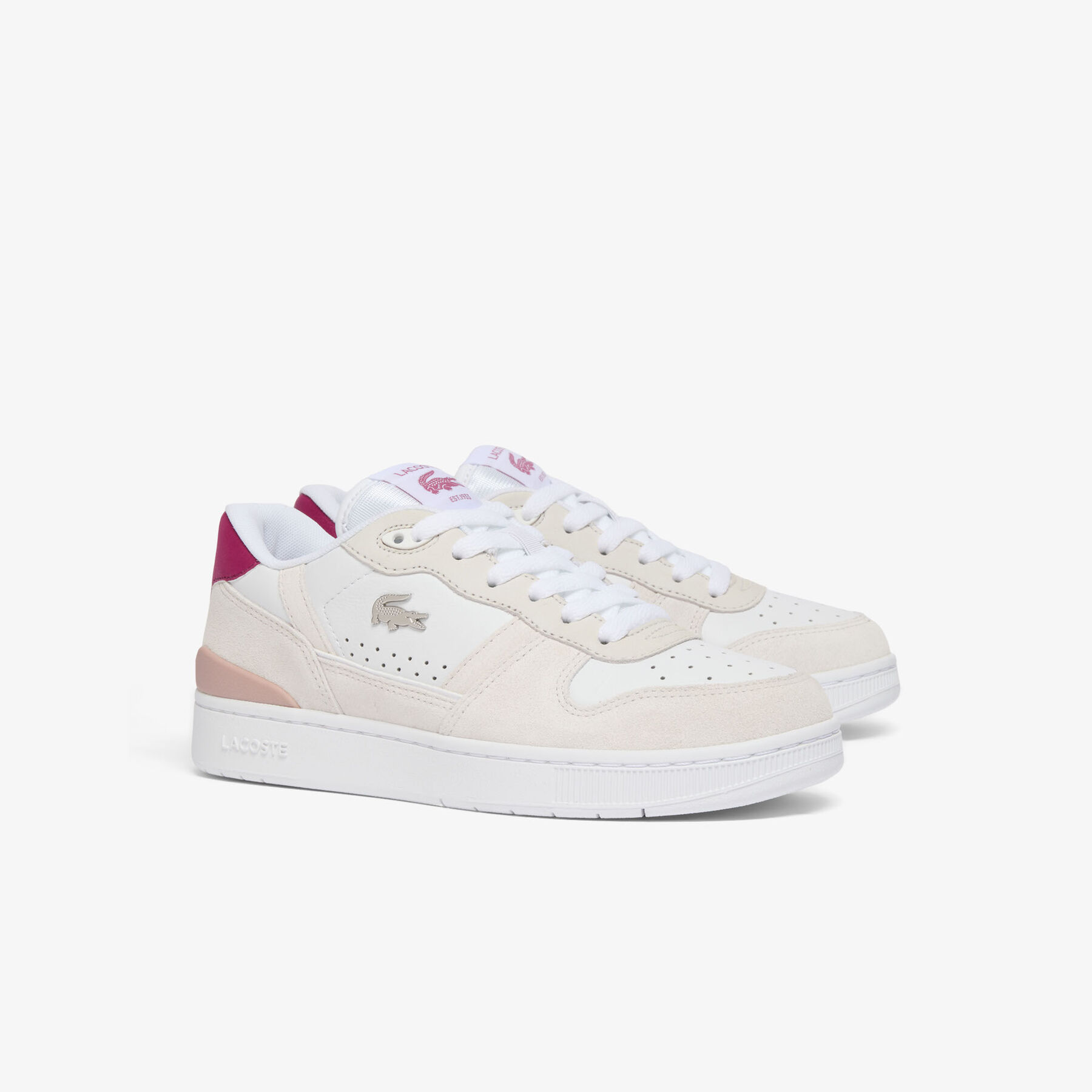 Women's T-Clip Set Suede Sneakers lacoste women s t clip set suede sneakers
