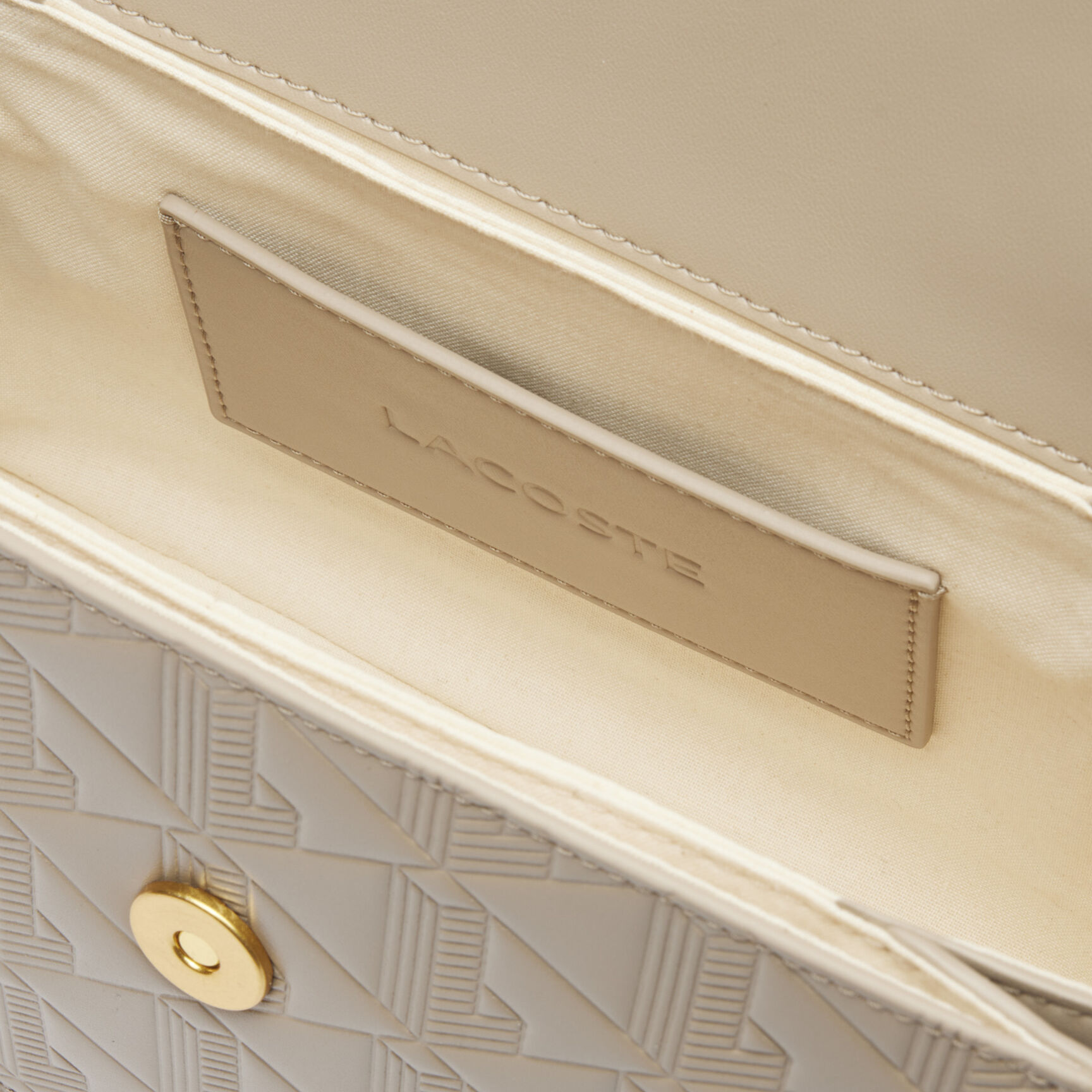 حقيبة كتف ماهيكي جلدية منقوشة