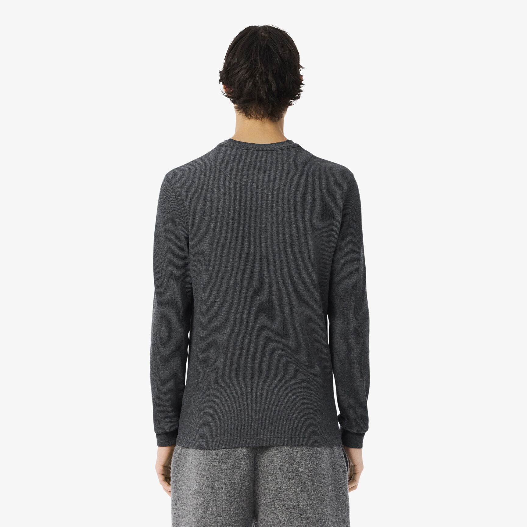 Long Sleeved Waffle Knit T-shirt - TH0035-00-050
