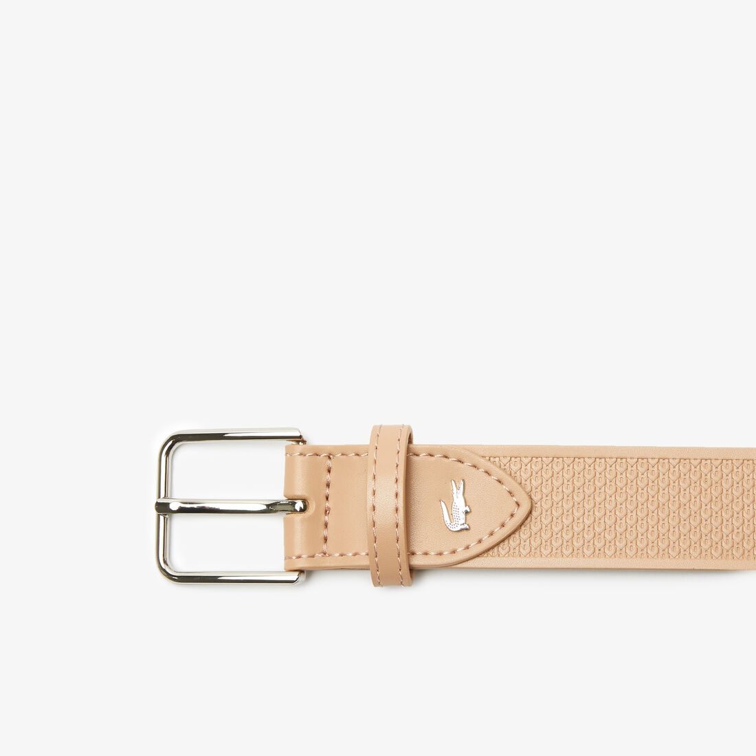 Men's Metal Crocodile Stitched Leather Belt Men's Metal Crocodile Stitched Leather Belt