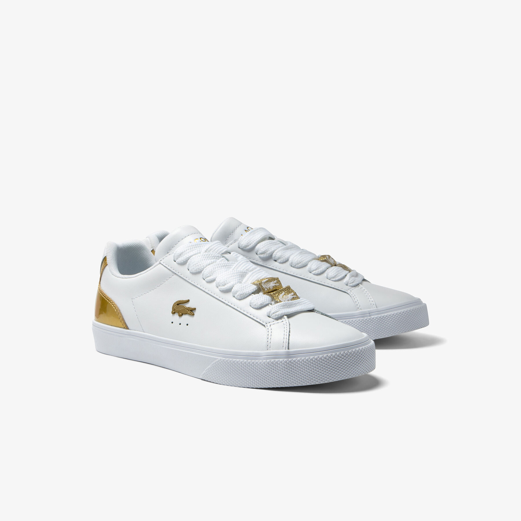 women s lacoste lerond pro leather colour block trainers