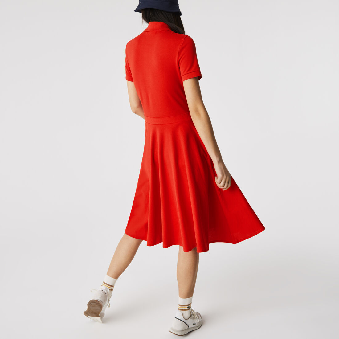 Women’s Fitted Cotton Piqué Polo Dress Women’s Fitted Cotton Piqué Polo Dress