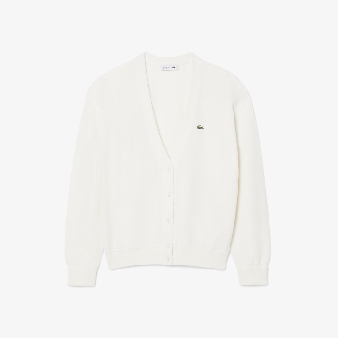 V Neck Moss Stitch Cotton Cardigan V Neck Moss Stitch Cotton Cardigan