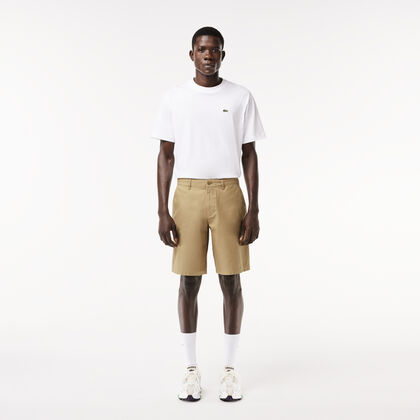 Cotton Gabardine Chino Bermuda Shorts