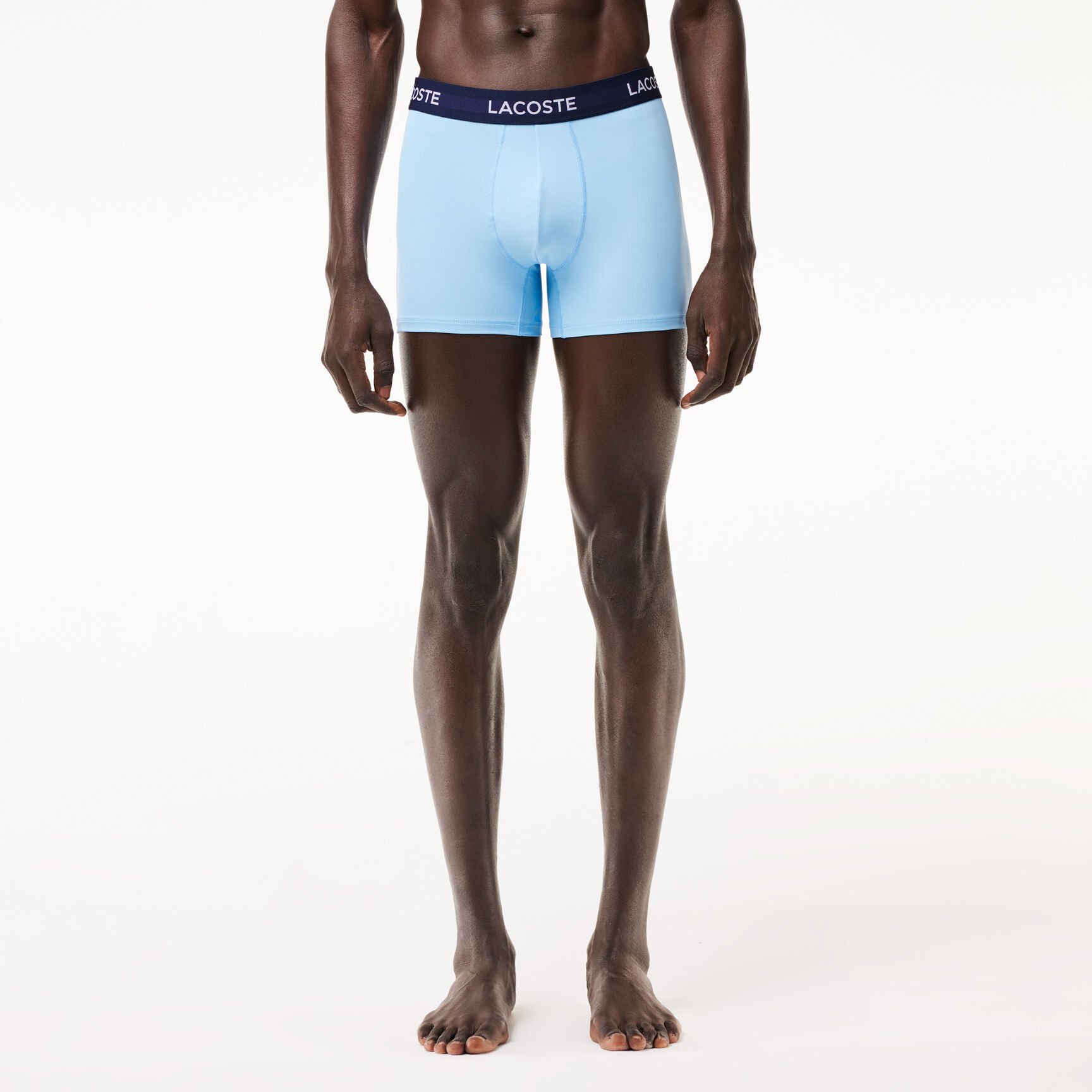 طقم بوكسر لاكوست جيرسيه بوليستر معاد تدويره للرجال، 3 قطع