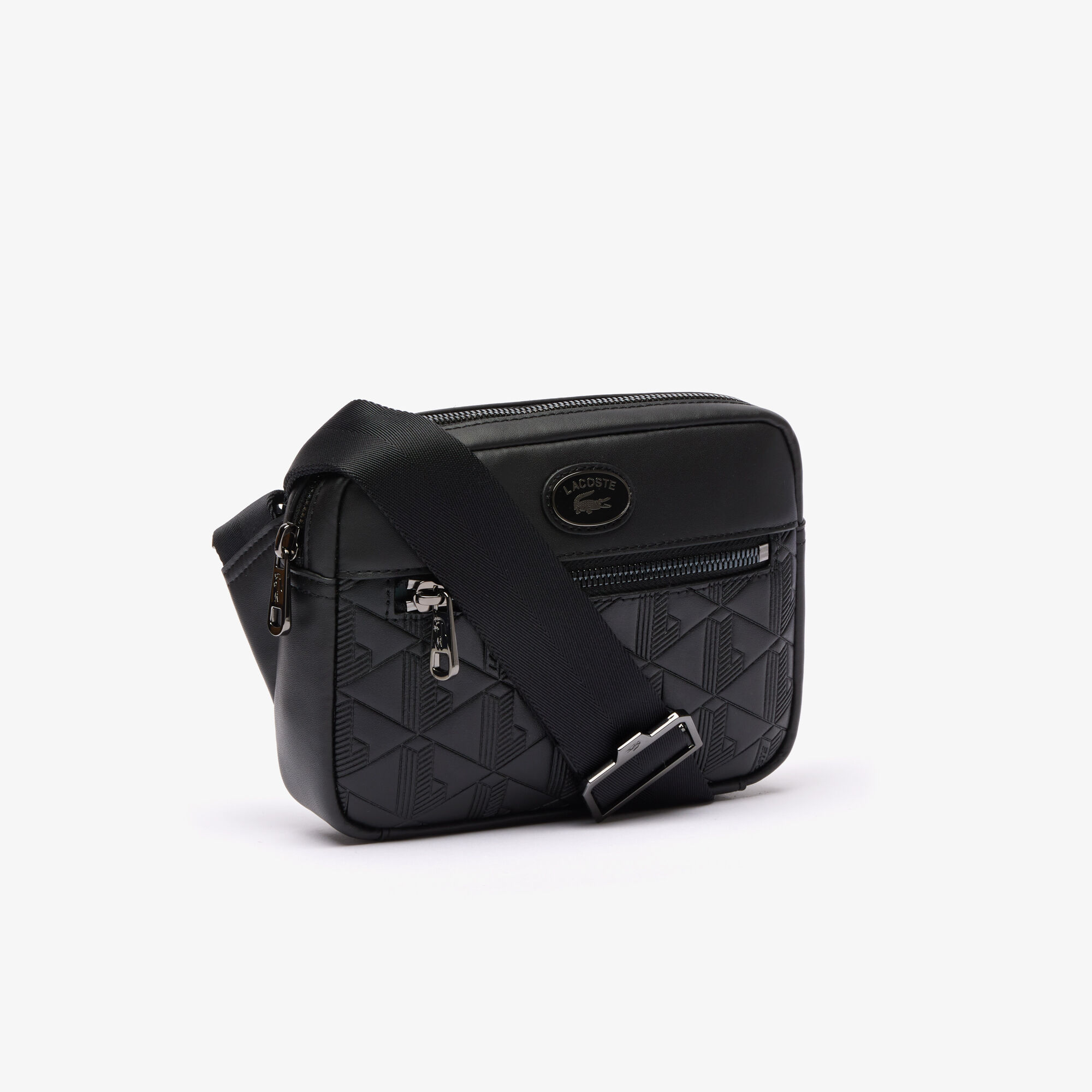 Lacoste leather shoulder bag outlet