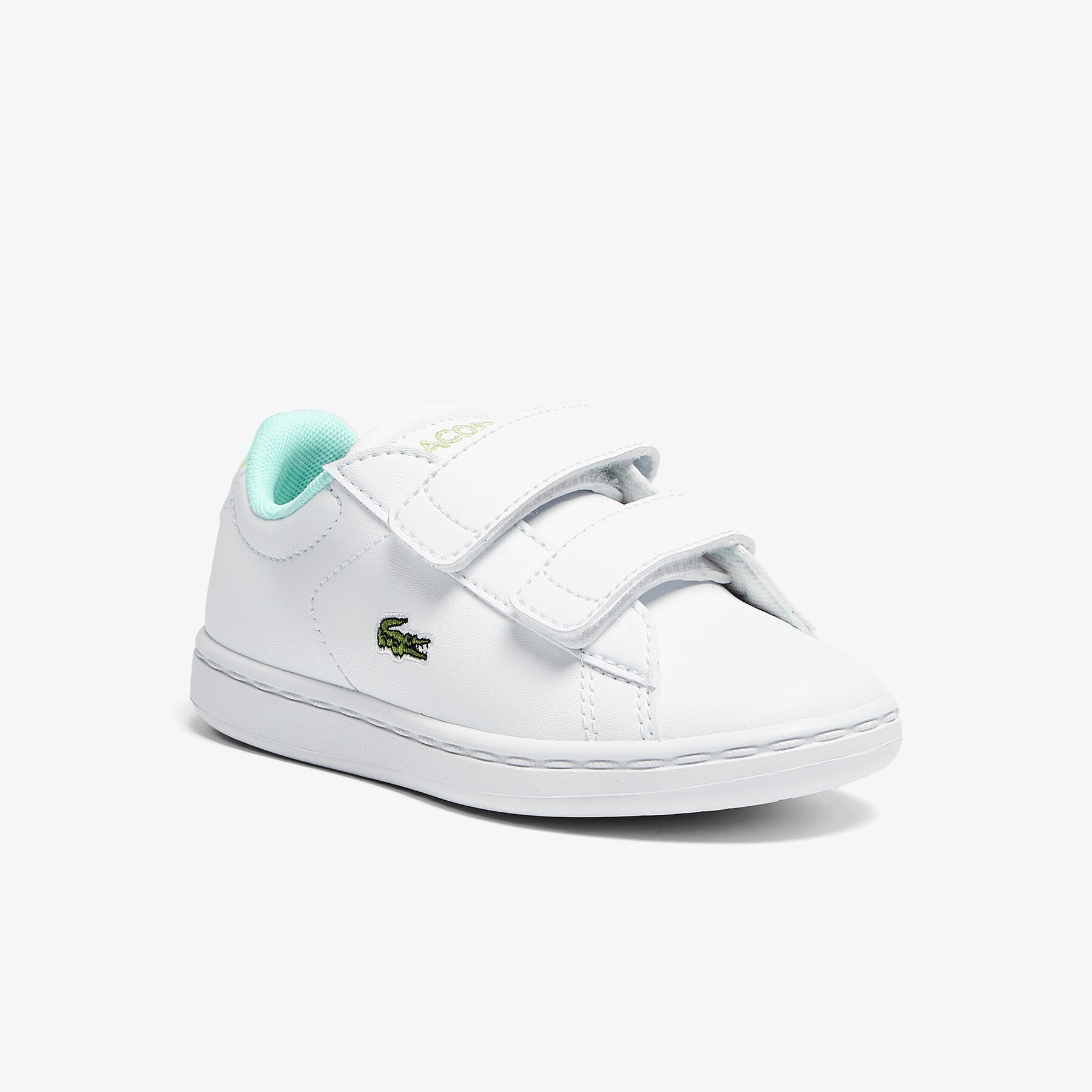 Infants' Carnaby Evo Synthetic Citrus Accent Trainers lacoste infants carnaby evo synthetic citrus accent trainers
