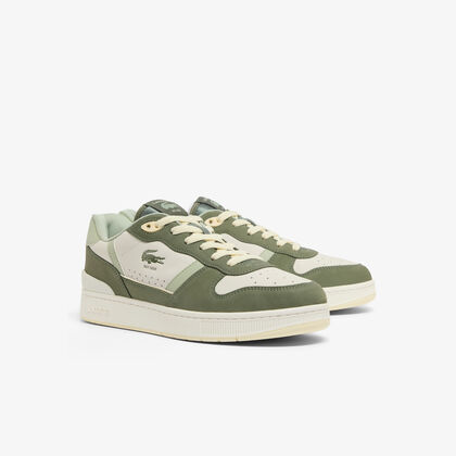 Men's T-clip Set Leather Sneakers