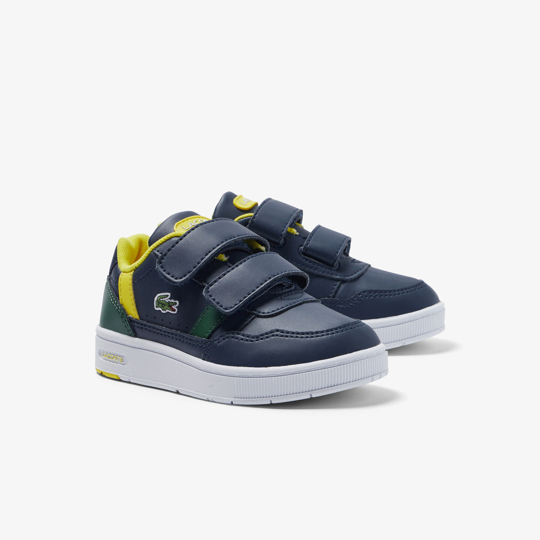 Infants' Lacoste T-Clip Synthetic Colour-Pop Trainers infants lacoste t clip synthetic colour pop trainers