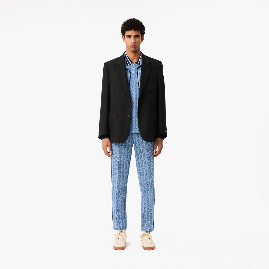 Classic Fit Monogram Jacquard Polo Shirt Classic Fit Monogram Jacquard Polo Shirt