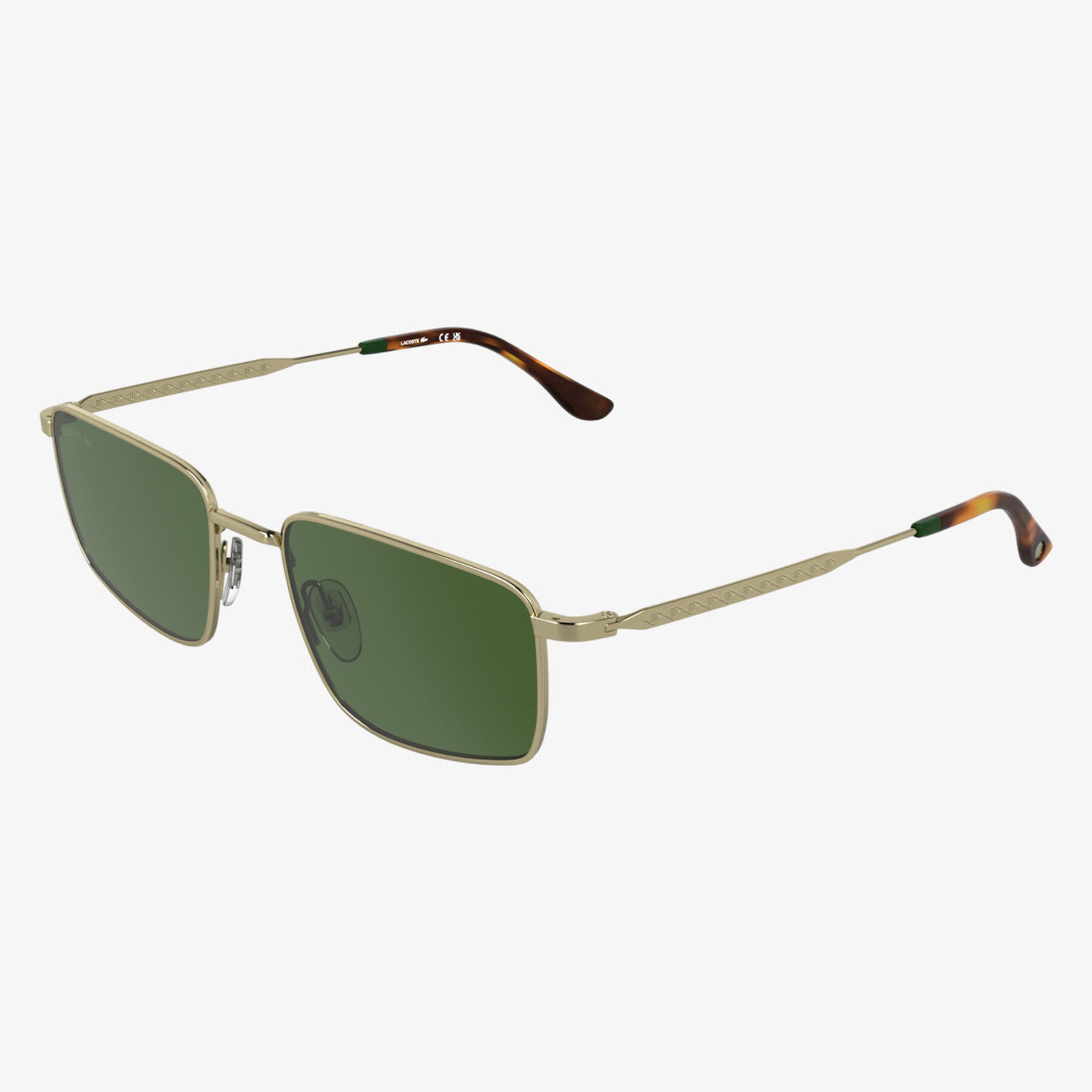 Monogram Metal Rectangle Glasses lacoste monogram metal rectangle glasses
