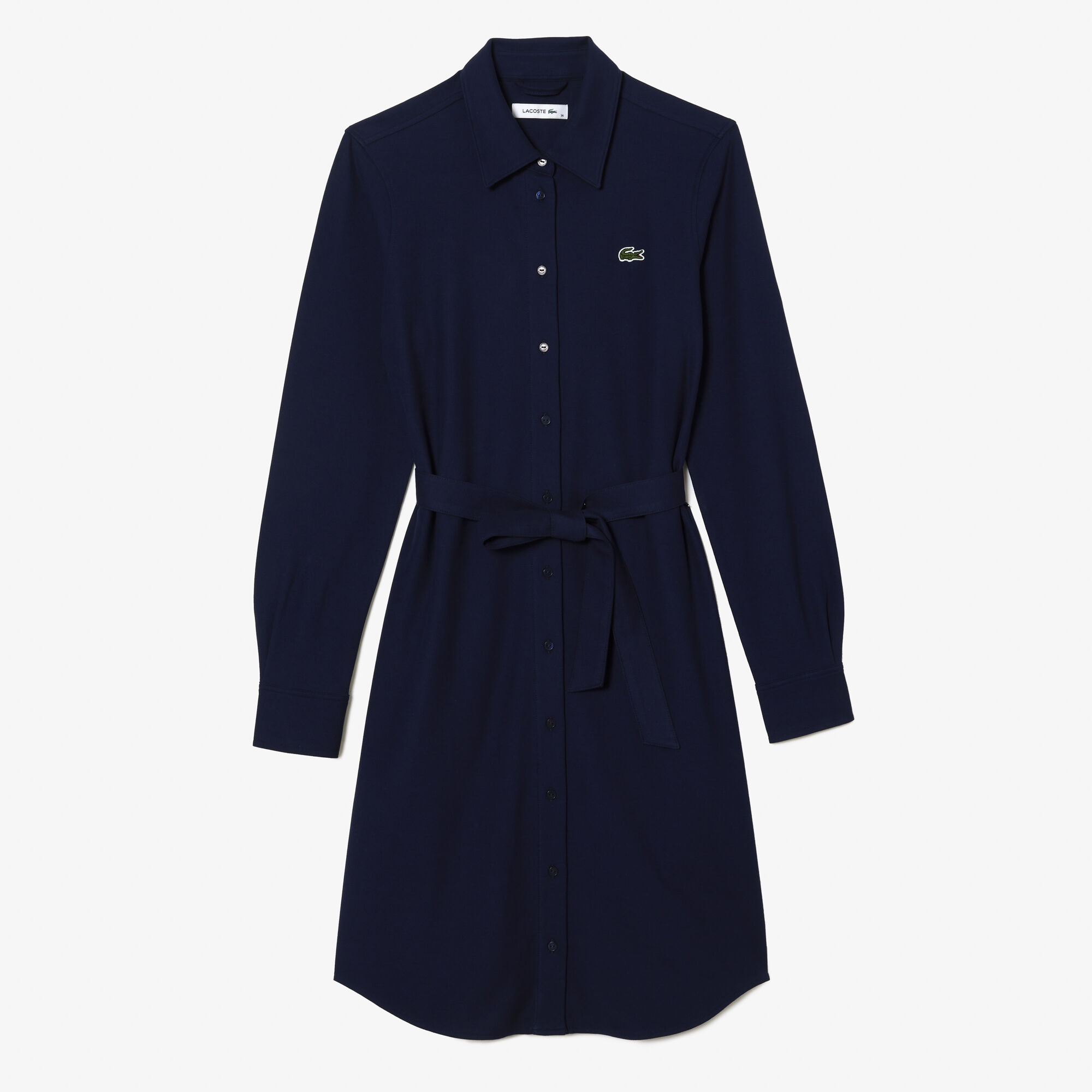 Lacoste dress long sleeve clearance
