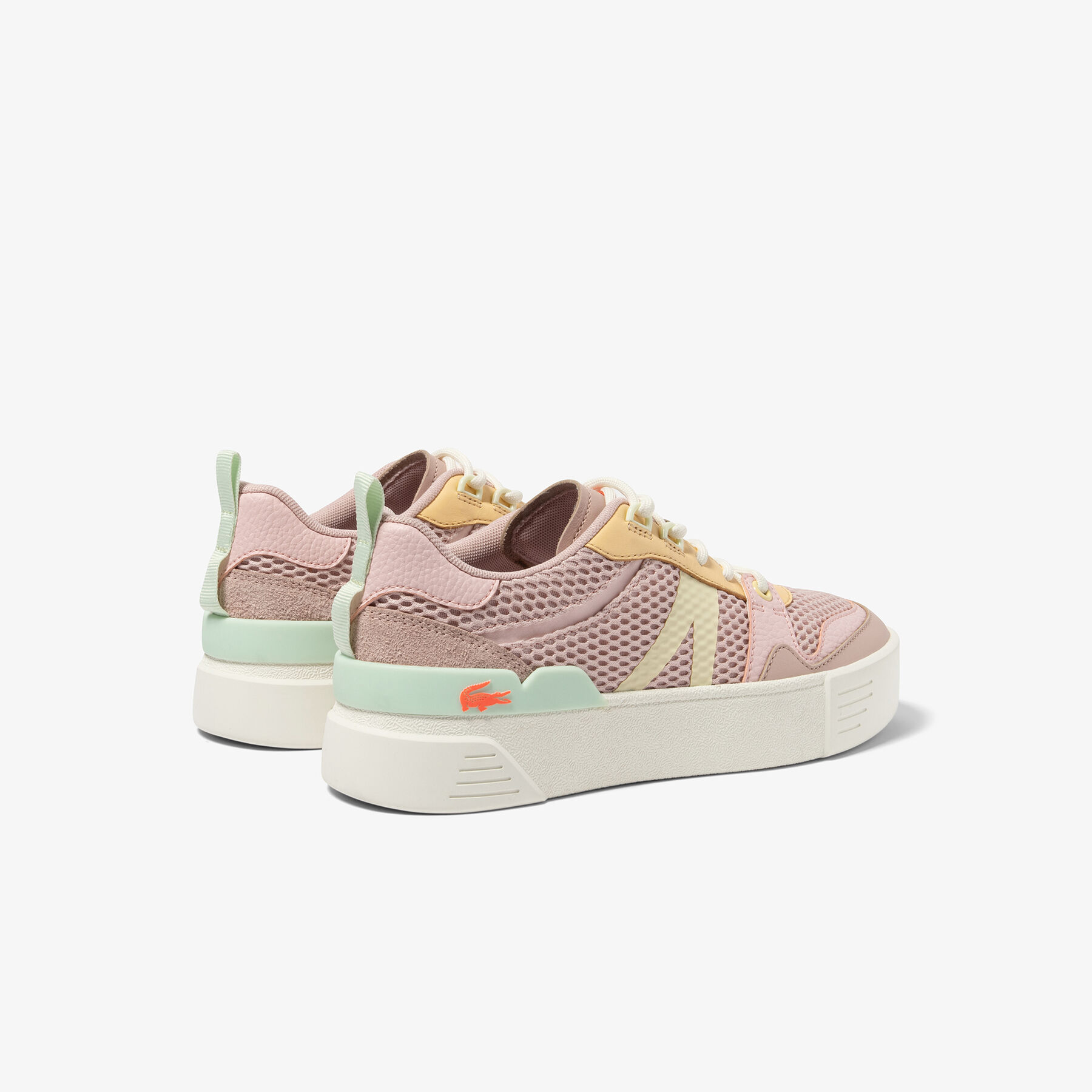 Women's Lacoste L002 Leather Tonal Trainers women s lacoste l002 leather tonal trainers