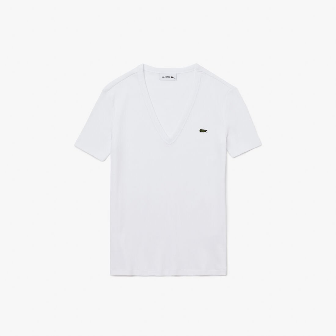 تيشيرت قطن ناعم بفتحة رقبة حرف V للنساء تيشيرت قطن ناعم بفتحة رقبة حرف V للنساء