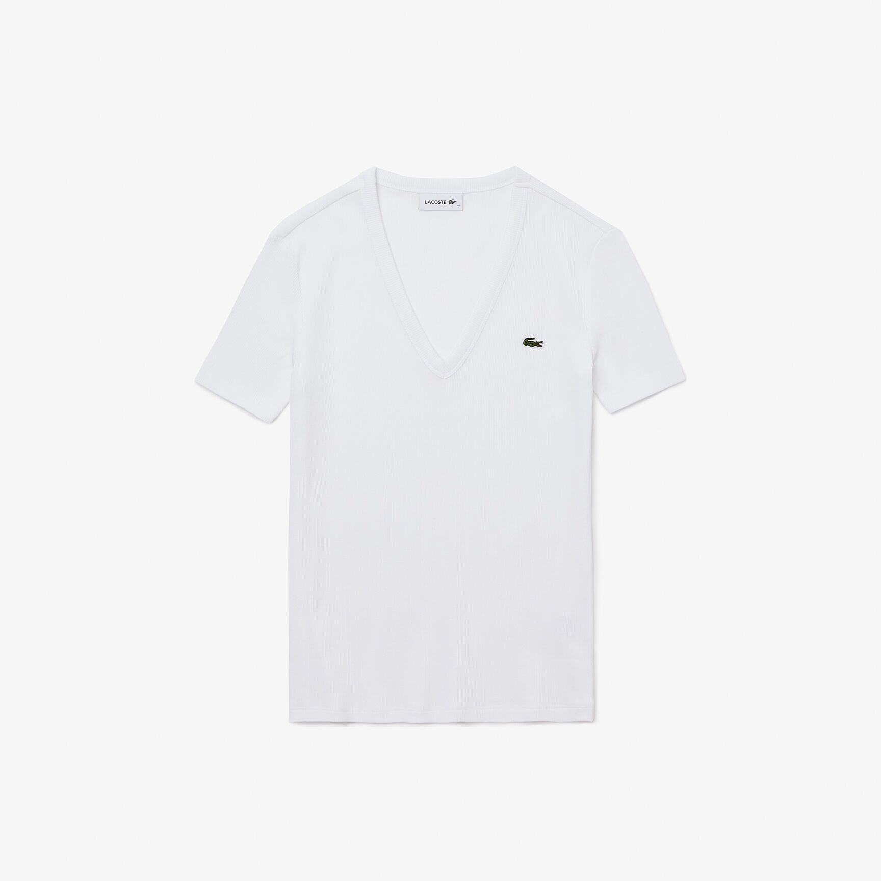 تيشيرت قطن ناعم بفتحة رقبة حرف V للنساء تيشيرت قطن ناعم بفتحة رقبة حرف V للنساء