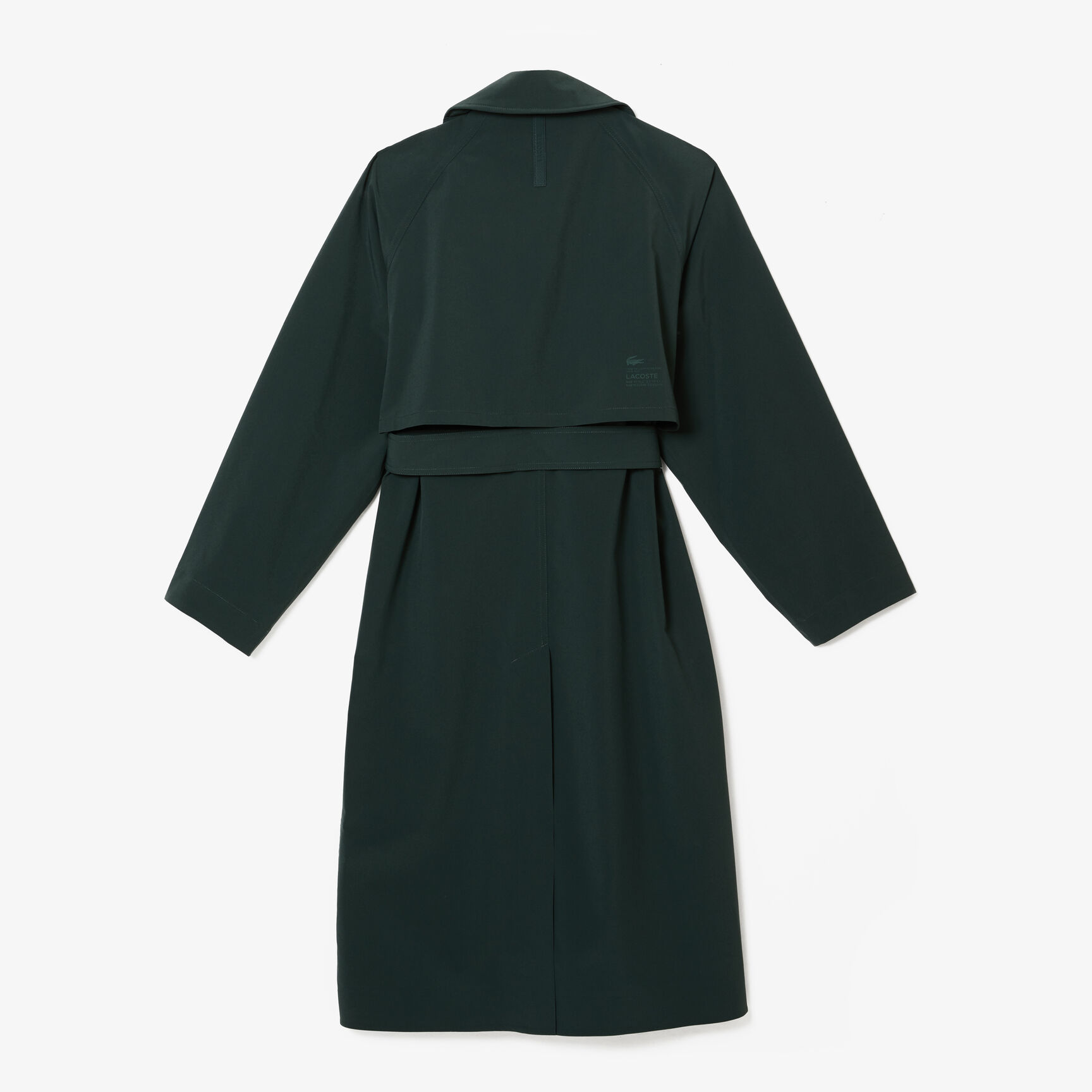 Women's Lacoste Two-Ply Pique Oversized Trench Coat
