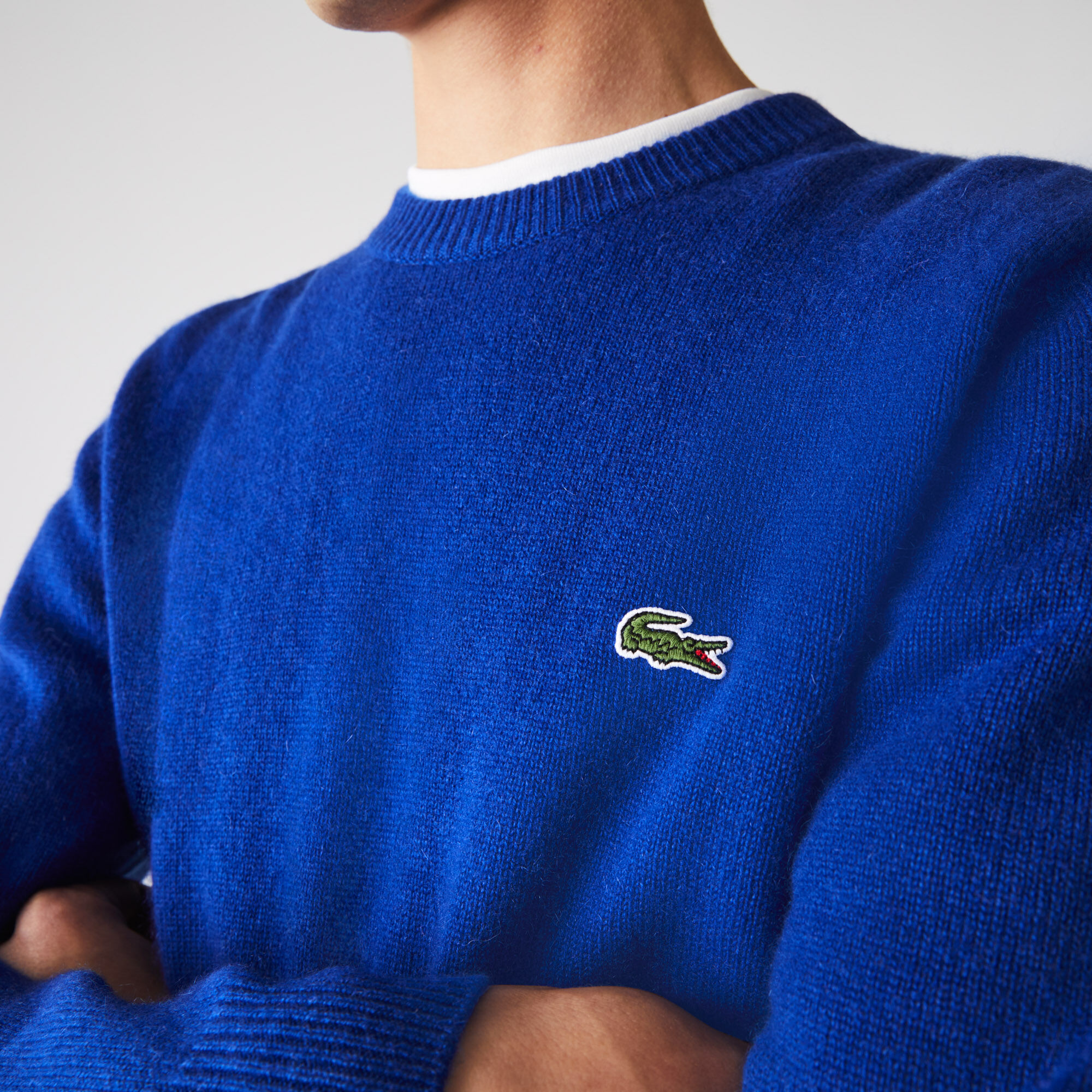 Lacoste cashmere sweater on sale