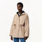 lacoste mid length water repellent oversized parka