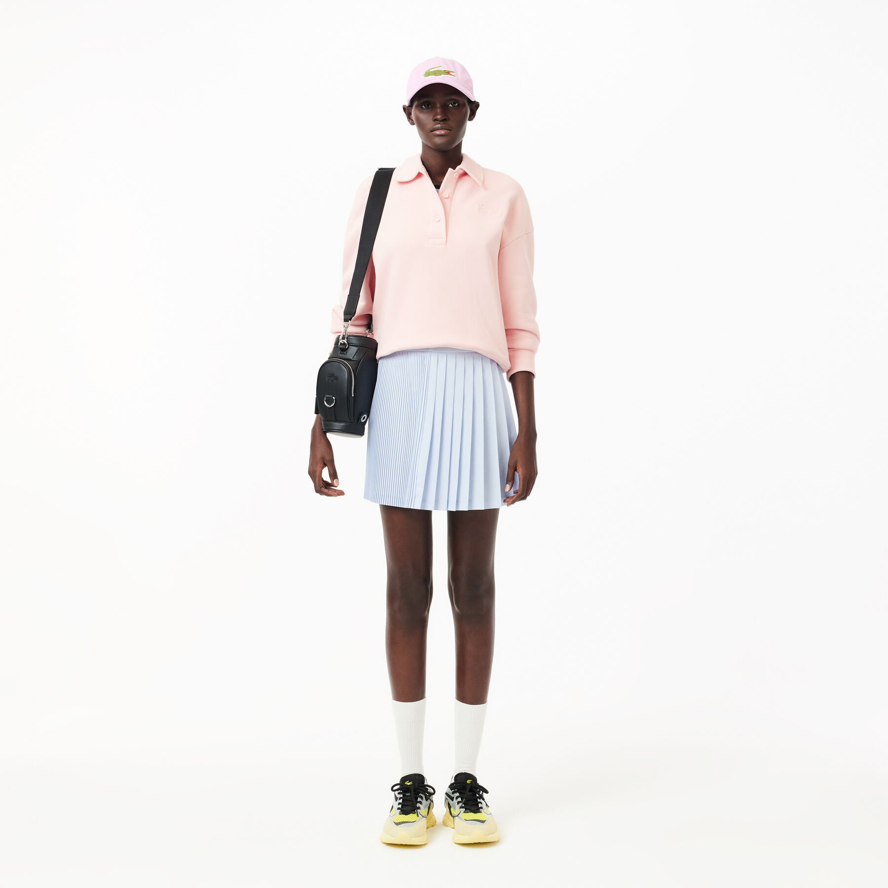 lacoste mini meldane purse with zipped pocket