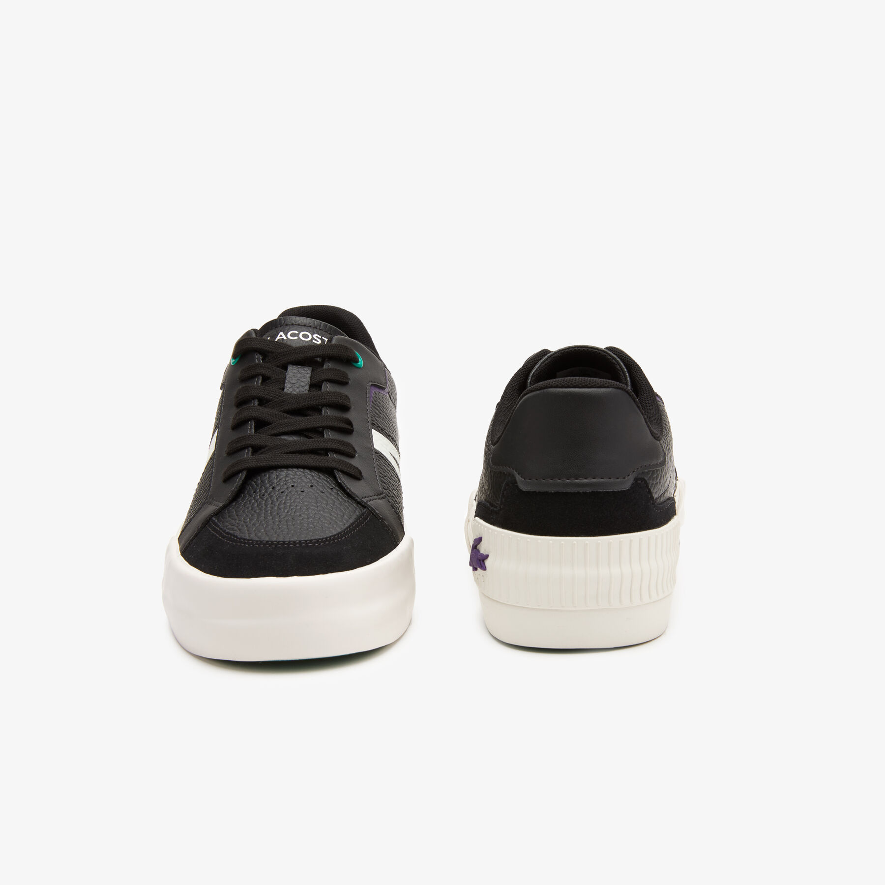 Men's Lacoste L004 Leather Colour-Pop Trainers men s lacoste l004 leather colour pop trainers