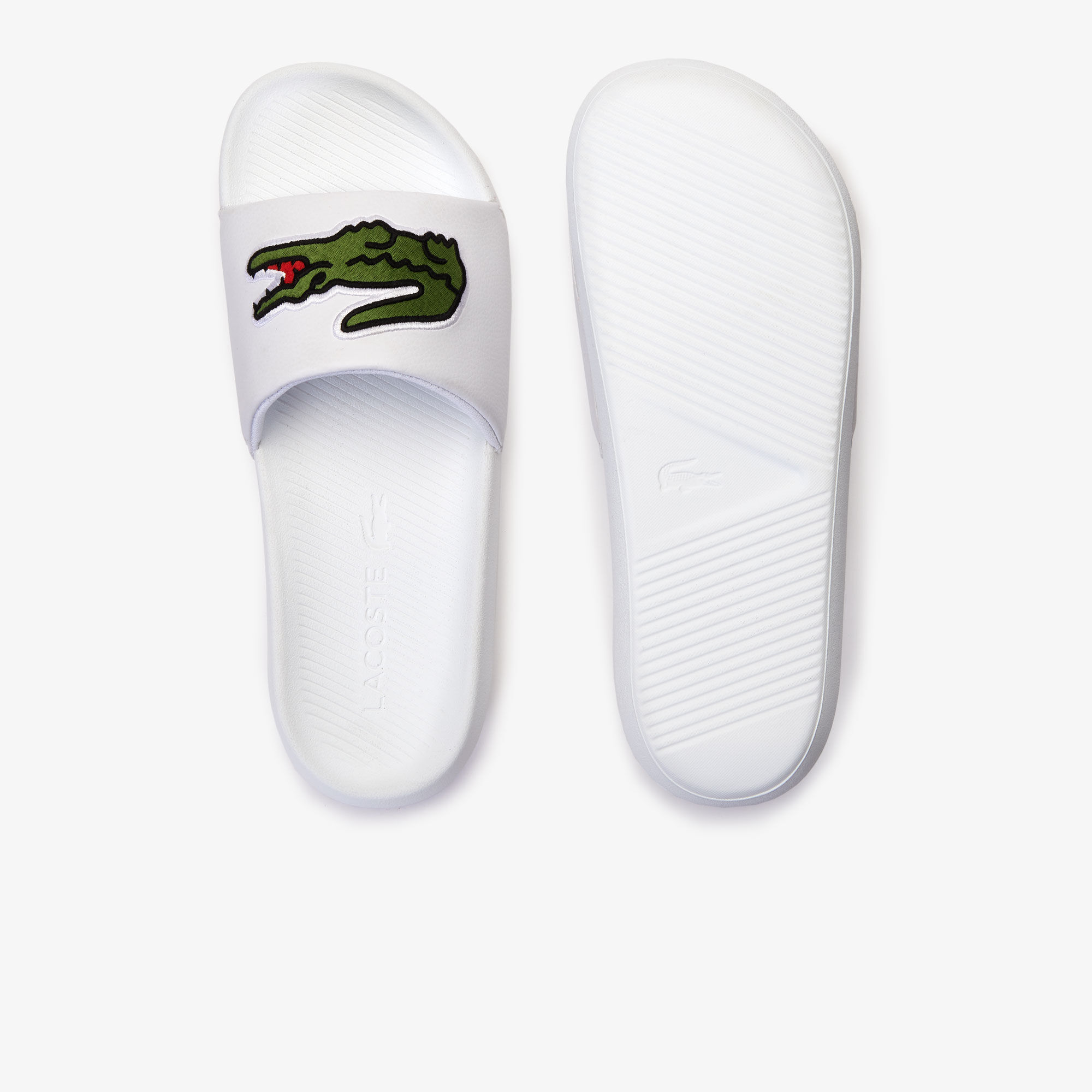 Men's Croco Synthetic Slides | Lacoste SA