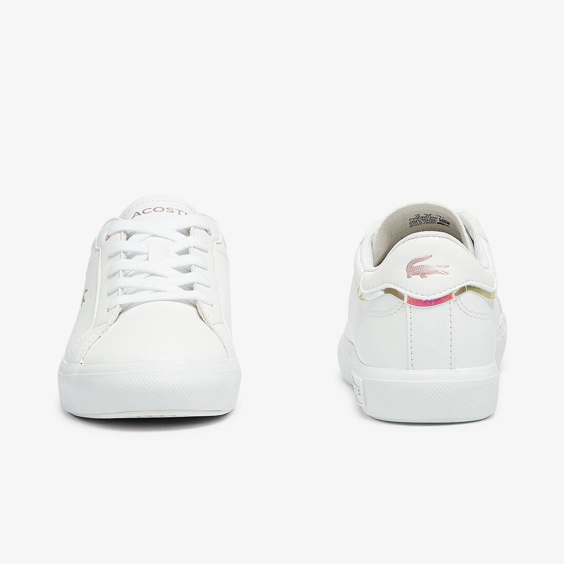 سنيكرز باوركورت من خامات صناعية بتفاصيل لامعة للأطفال سنيكرز باوركورت من خامات صناعية بتفاصيل لامعة للأطفال