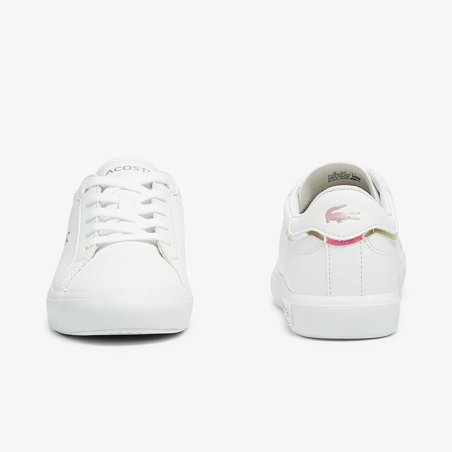 سنيكرز باوركورت من خامات صناعية بتفاصيل لامعة للأطفال سنيكرز باوركورت من خامات صناعية بتفاصيل لامعة للأطفال