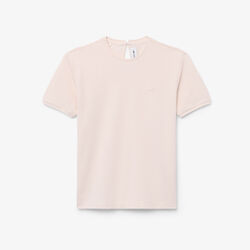 lacoste fluid scallop trim pique t shirt
