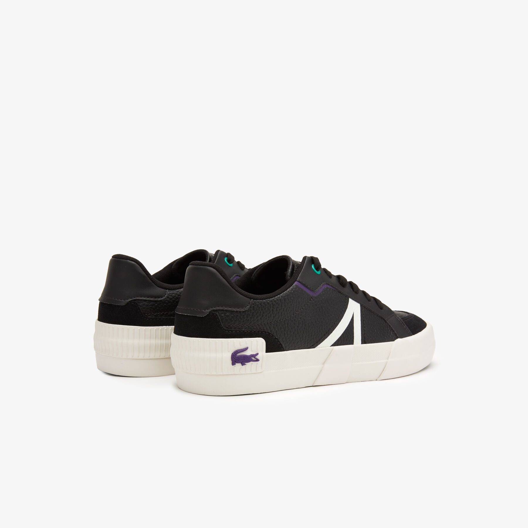 Men's Lacoste L004 Leather Colour-Pop Trainers men s lacoste l004 leather colour pop trainers